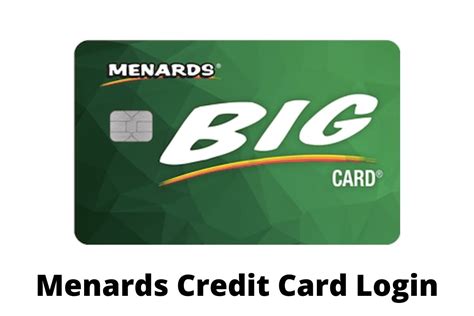 Sign In. . Menards credit card login